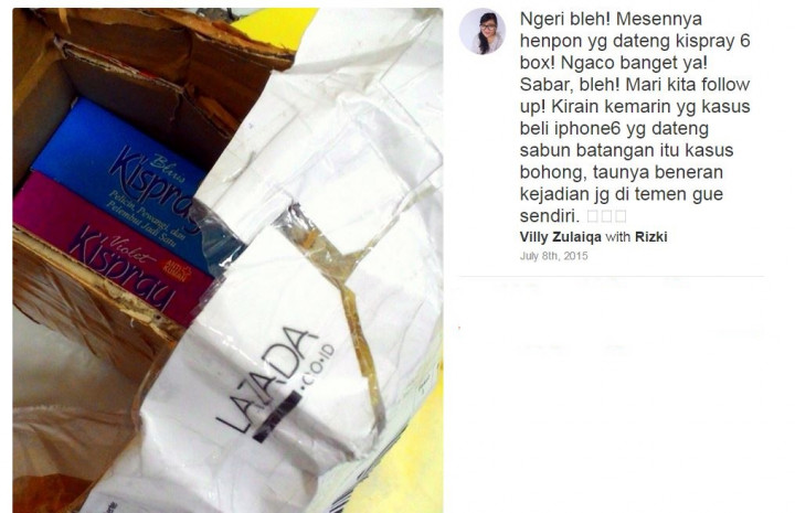 Mungkin Mereka Lelah, Lazada Salah Kirim Barang Lagi