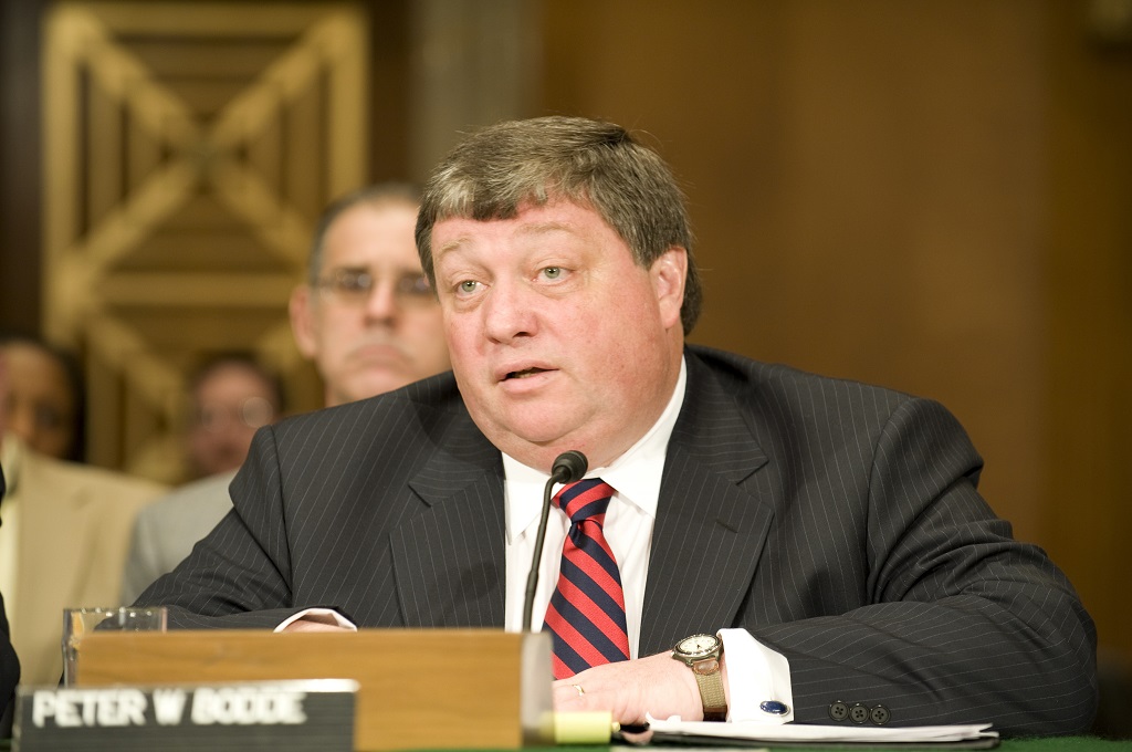 Peter Bodde ditunjuk sebagai Presiden Barack Obama untuk menjadi Duta Besar Libya pada 2015. (Foto: AFP / NICHOLAS KAMM)