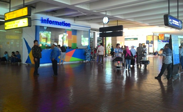 Suasana terminal 2 bandara Sokarno Hatta. (Foto: Arga Sumantri)