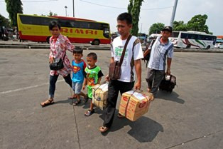 Belum Ada Lonjakan Pemudik di Terminal Pulogadung