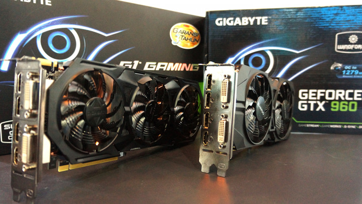 Uji Perbandingan GIGABYTE GTX 960 dan GTX 960 G1 Gaming 