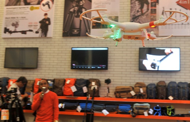 Pesawat tanpa awak (dron). (Foto: Antara/Andika Wahyu)