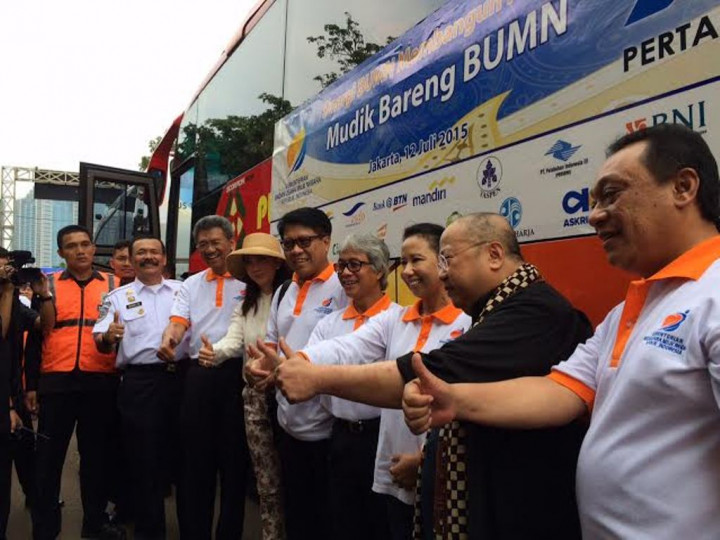 22 BUMN Berangkatkan 7.500 Pemudik via Bus