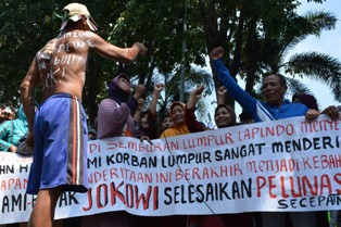 Dana Talangan Cair, Usai Lebaran Jokowi Temui Korban Lumpur Lapindo 