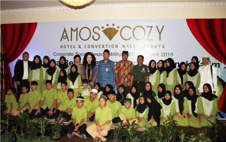 Amos Cozy Hotel Berbagi Berkah dengan Anak-anak Panti Asuhan 