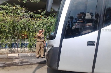 Wali Kota Solo Resmikan Jalur Khusus Bus di Terminal Tirtonadi