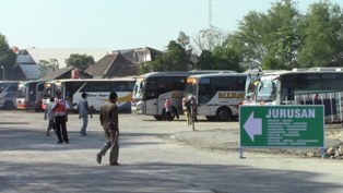 Di Terminal Tirtonadi, Jumlah Kedatangan Penumpang Menurun