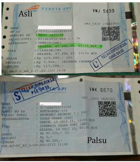 Hati-Hati Tiket Kereta Palsu yang (Hampir) Asli 100 Persen
