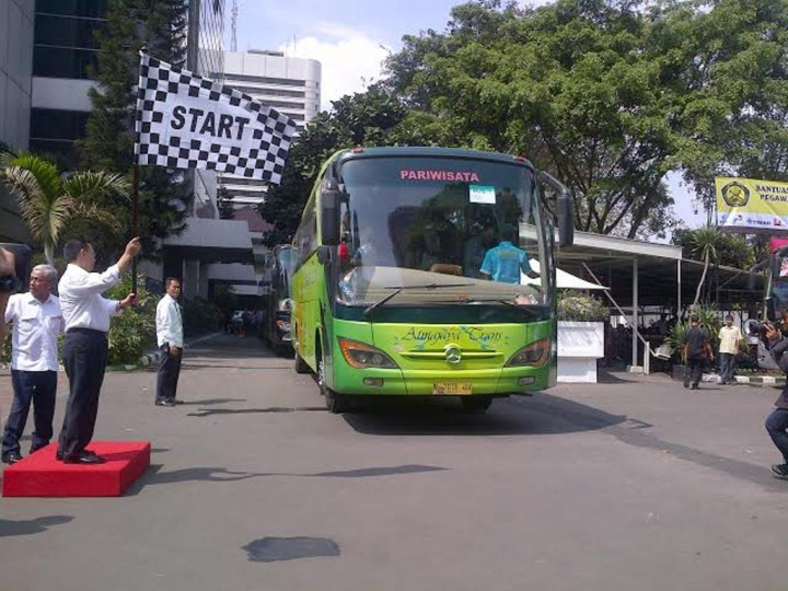 Menteri ESDM Lepas 878 Pemudik