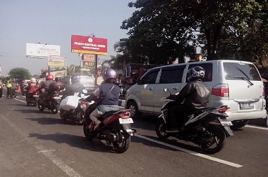 Jalan Yogya-Wates Mulai Dibanjiri Pemudik