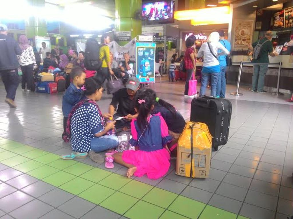 Keluarga pemudik Rofi--Metrotvnews.com/Arga Sumantri