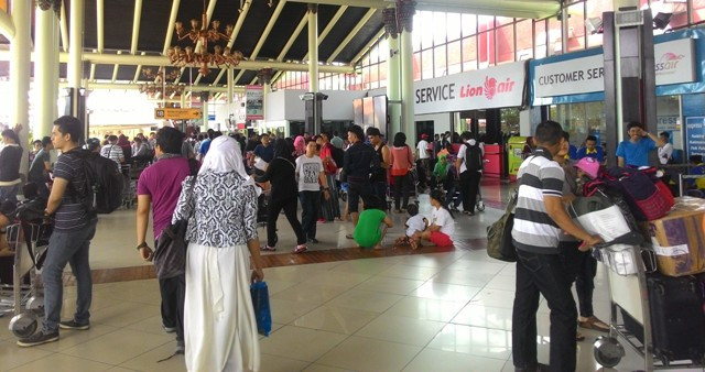 Situasi Terminal 1B Bandara Soekarno Hatta. (Foto: MTVN/Arga Sumantri)