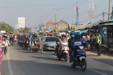 Sore ini, Kepadatan di Pantura Brebes Belum Terurai