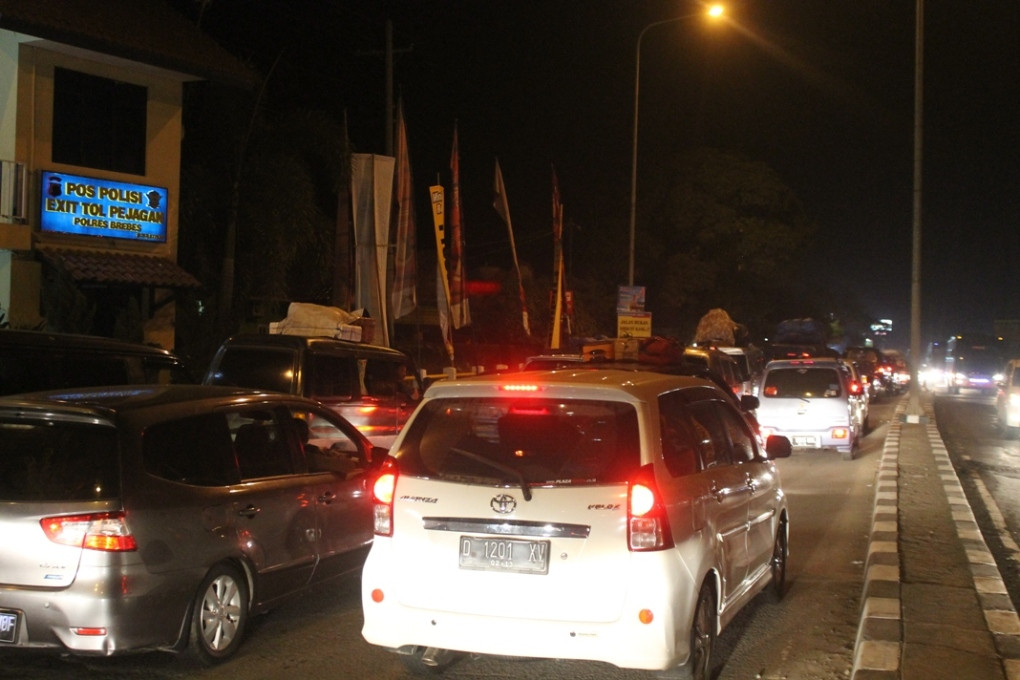 Simpang tiga Dermoleng, Ketanggungan, Brebes, Metrotvnews.com/Kuntoro Tayubi