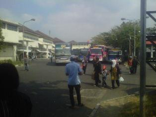H+6, Penumpang Arus Balik di Terminal Giwangan Menurun