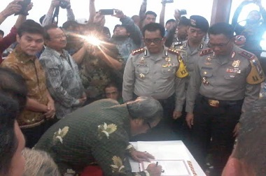 Pererat Kerukunan, Sebuah Kesepakatan Ditandatangani di Depan Kapolda