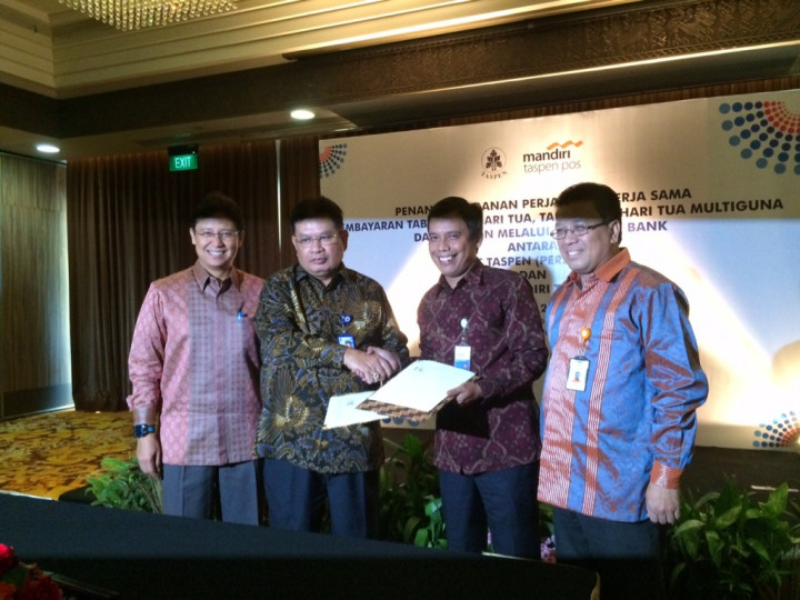 Salurkan Dana Pensiun, Taspen Gandeng Bank Mantap