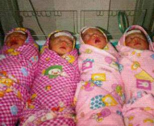 Bayi Kembar Empat Lahir Selamat di Sumenep   