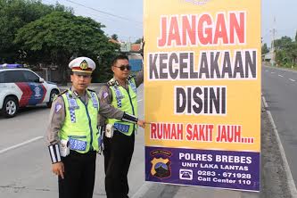 Angka Laka Lantas Mudik di Brebes Menurun