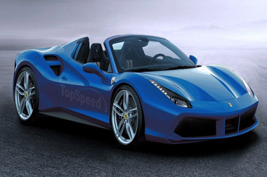 Ferrari 488 Spider Siap Debut di Frankfurt Motor Show  
