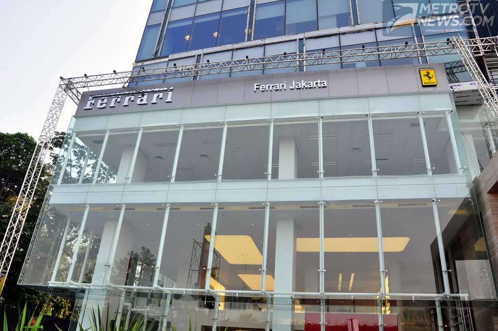 Kini Ferrari Jakarta kembali bermarkas di kawasan Cilandak Jakarta. MTVN/Ekawan Raharja