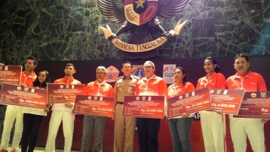 Atlet DKI Penyumbang Medali SEA Games 2015 Singapura Terima Bonus