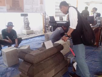 Susun Batu Jadi Candi di Heritage Expo 2015 di Yogyakarta