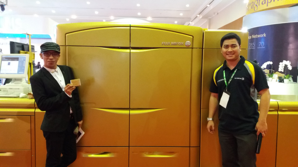 Fuji Xerox Color 1000i Press yang dipamerkan di FGD Expo 2015.