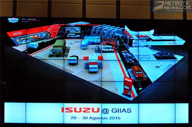 Isuzu Hadirkan Kendaraan Penumpang dan Komersial di GIIAS 2015 