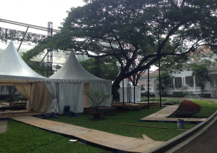 Jelang HUT Ke-70 Kemerdekaan RI, Istana Percantik Diri