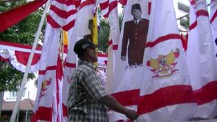 Di Yogyakarta, Bendera Motif Soekarno Diburu Pembeli