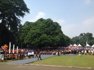 Di Depan Ratusan Anak, Jokowi Cerita soal Rusa dan Biawak