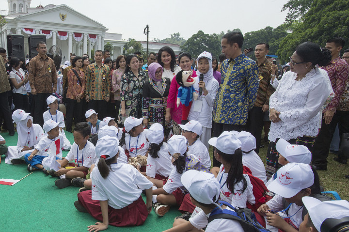 Peringati Hari Anak, Jokowi Tekankan Pembangunan Kultur Sejak Dini
