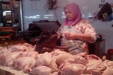 Harga Daging Ayam Naik Rp3 Ribu per Ekor di Yogyakarta