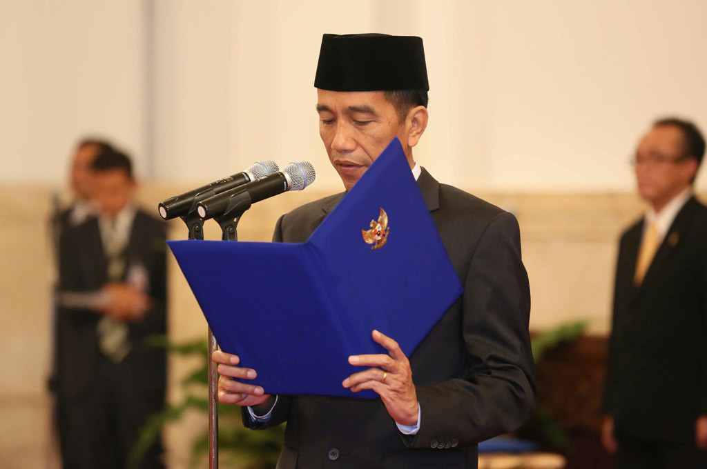 Presiden Joko Widodo----MI/Ramdani