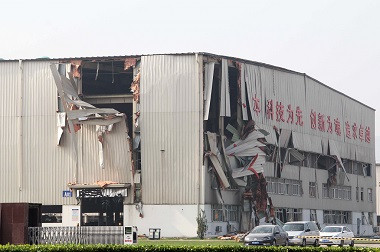 Kekuatan Ledakan Tianjin Setara 24 Ton TNT