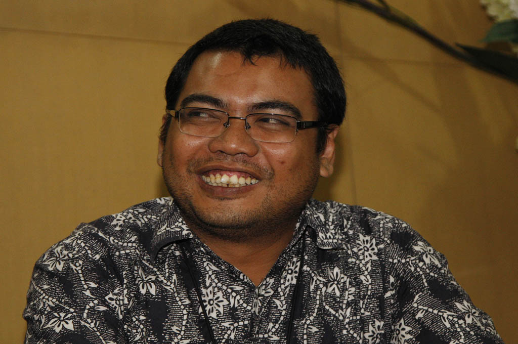 Kepala Bagian Pemberitaan dan Publikasi KPK, Priharsa Nugraha (MI/Rommy Pujianto)