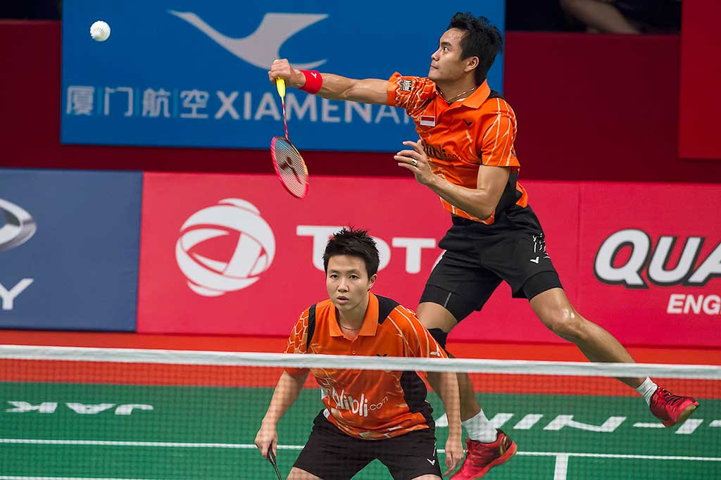 Tumbangkan Ganda Campuran Malaysia, Tontowi/Liliyana ke Perempatfinal