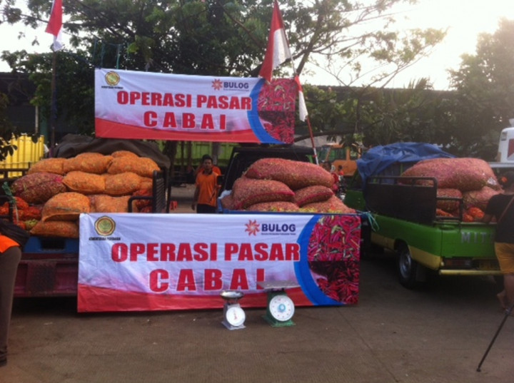 Stabilkan Harga Cabai Rawit Merah, Bulog Operasi Pasar