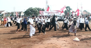 Pelajar dan TNI Bersatu Pentaskan Drama Kolosal Jenderal Soedirman