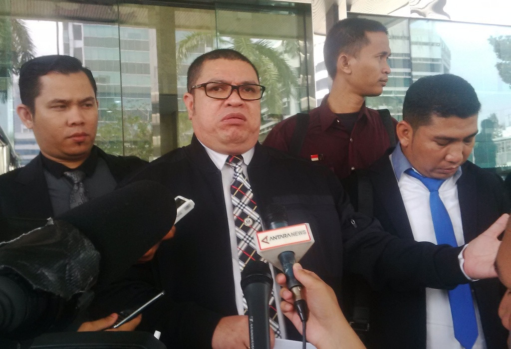 Razman Arif Nasution di Gedung KPK, Selasa (18/8/2015). Foto: Achmad Zulkfikar Fazli/MTVN