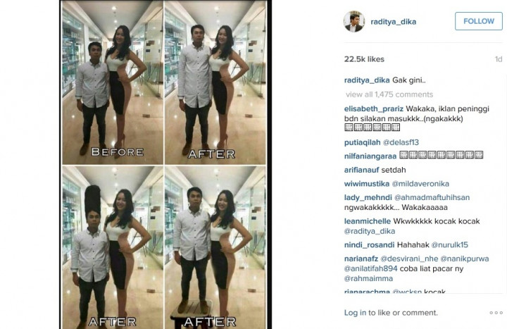 Kalah Tinggi dari Puteri Indonesia, Raditya Dika: Tapi Ya <i>Gak Gini</i> Juga 