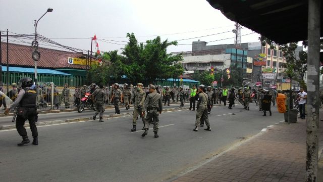Ratusan Intel Pantau Relokasi Kampung Pulo Hari Ini