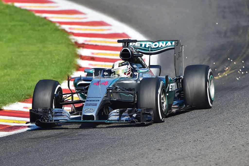 Hamilton Catat Waktu Tercepat di Latihan Bebas Ketiga GP Belgia