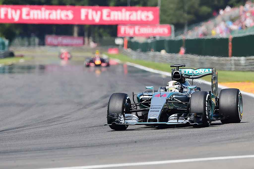 Hamilton Raih Pole Lagi di GP Belgia