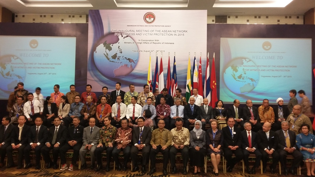 The Inaugural Meeting of The ASEAN Network for Witness and Victim Protection in 2015 di Royal Ambarukmo Hotel Yogyakarta, Senin (24/8/2015). (Metrotvnews.com/Ahmad Mustaqim)