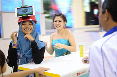 Lima Permainan Interaktif Meriahkan <i>Booth</i> Daihatsu di GIIAS 2015 