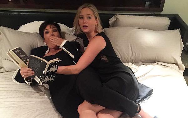 Jennifer Lawrence Rayakan Ultah di Ranjang Kris Jenner