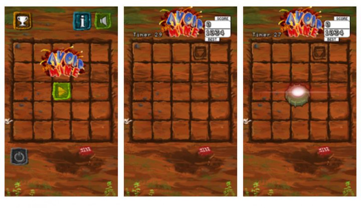 Menghindari Ranjau di Avoid The Mine, Gratis di Android