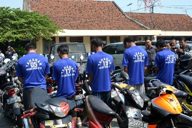 8 Pelaku Curas dan Curanmor di Tegal Dibekuk